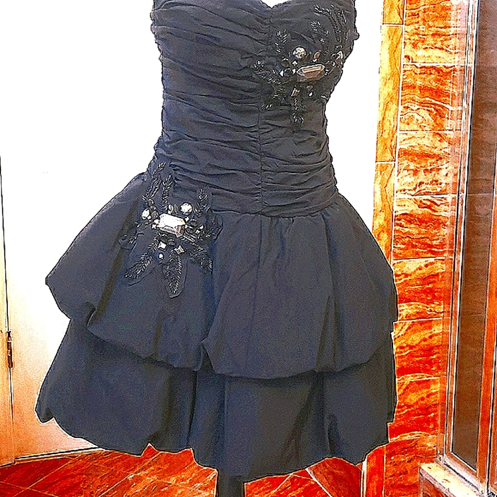 Bebe Strapless Cocktail Dress